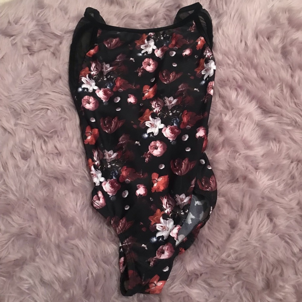 Suffolk floral leotard